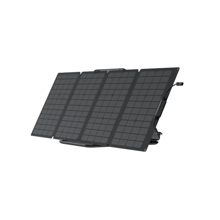 EcoFlow 110W Portable Solar Panel: Efficient, foldable, and waterproof design for outdoor power needs. Ideal for camping and off-grid adventures.