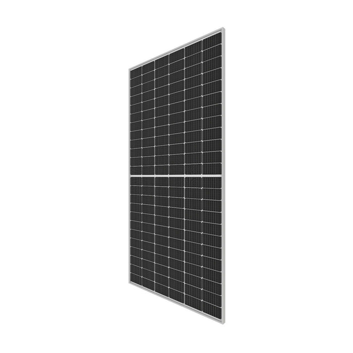 Bifacial solar panel Longi LR7-72HGD-600M, 600W, high efficiency, dual-sided energy capture, durable design for optimal solar power generation.