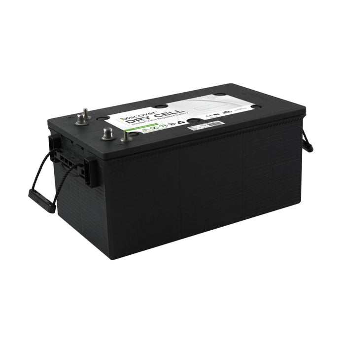 AGM EV8DA battery by Discover Energy, designed for electric vehicles, offering reliable power and long-lasting performance.