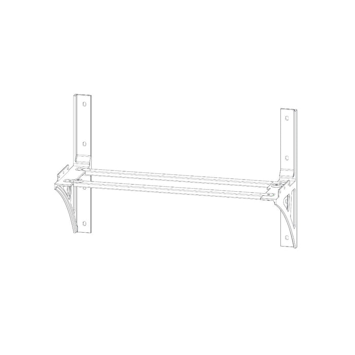 Wall mount bracket for Growatt APX, designed for secure and stable installation. Ideal for optimizing space and ensuring easy access to your device.