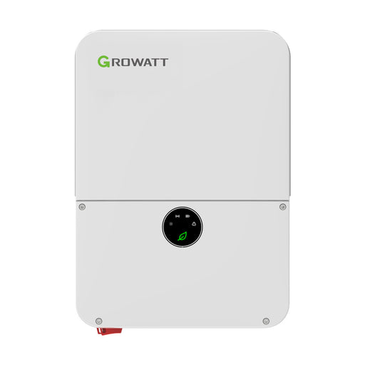 Growatt MIN 7600TL-XH-US inverter, efficient solar energy conversion, sleek design, advanced technology for residential use.