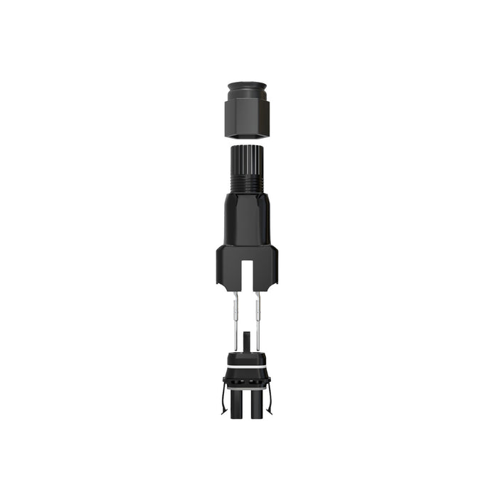 Enphase IQ Male Field-Wire-able Connector for solar installations, ensuring secure and efficient electrical connections in photovoltaic systems.