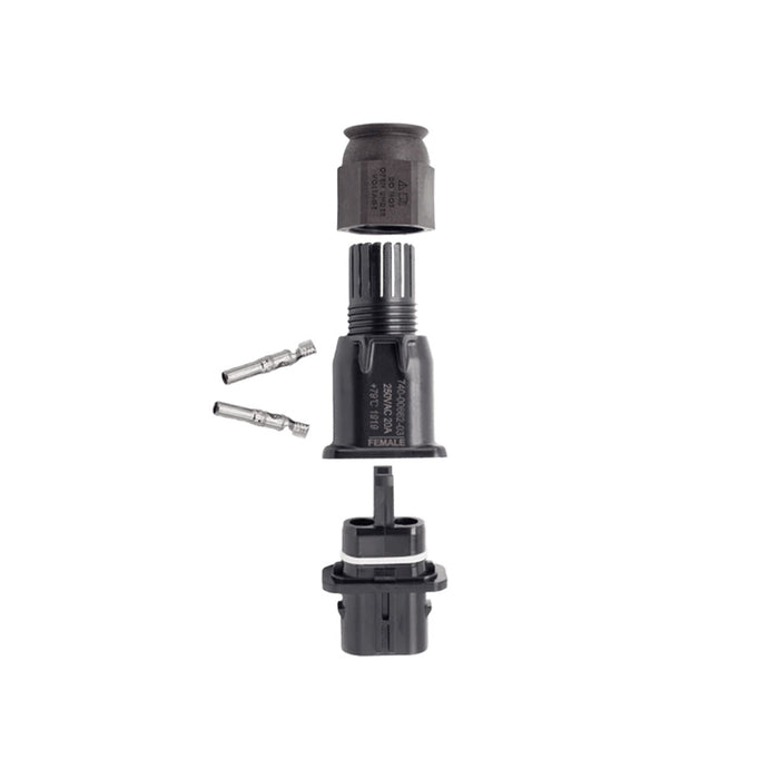 Enphase IQ Female Field-Wire-able Connector for secure and efficient solar panel connections, designed for easy installation and reliable performance.