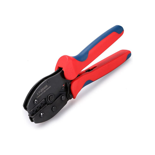 MC4 Solar Crimping Tool for 2.5-6.0mm cables, ergonomic design, precise crimping, durable construction, ideal for solar panel installations.