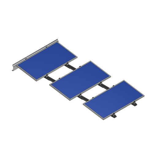 Schletter FixGrid Pro 10 Plus - South: Advanced solar mounting system for flat roofs, optimized for stability and efficiency in southern installations.