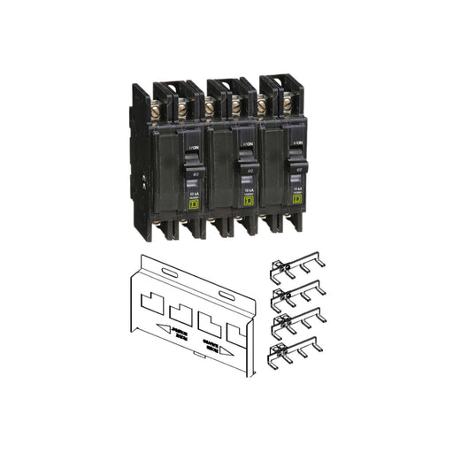 Schneider Conext XW Breaker Kit for PDP, 120/240V, designed for efficient power distribution and protection in renewable energy systems.