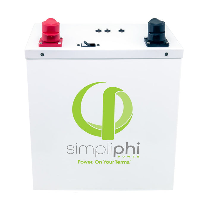 48V AmpliPHI 3.8 battery by SimpliPhi, designed for efficient energy storage with advanced safety features and long-lasting performance.