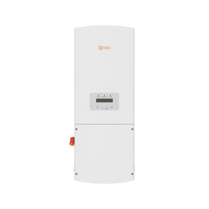 Compact Solis 1P-3.6K-4G-US inverter for efficient solar energy conversion, featuring advanced technology and user-friendly design.