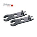 Set of two plastic Multi Contact MC4 assembly tools for easy and efficient solar connector installation and maintenance.