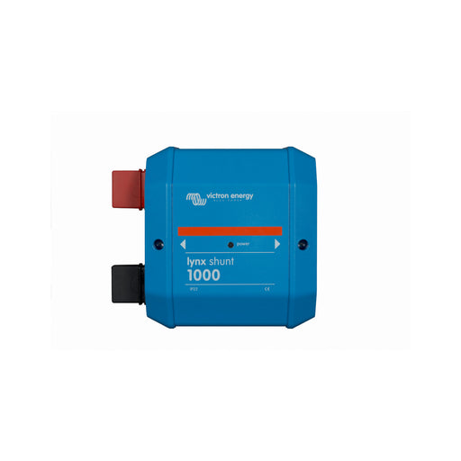 Victron Energy Lynx Shunt VE.Can (M8) for monitoring battery status, featuring a 1000A shunt and VE.Can interface for seamless system integration.