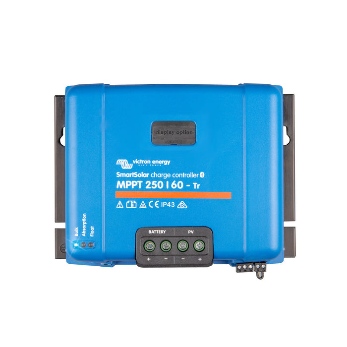 Victron Energy SmartSolar MPPT 250/60-Tr solar charge controller, efficient energy management, advanced technology, and Bluetooth connectivity.