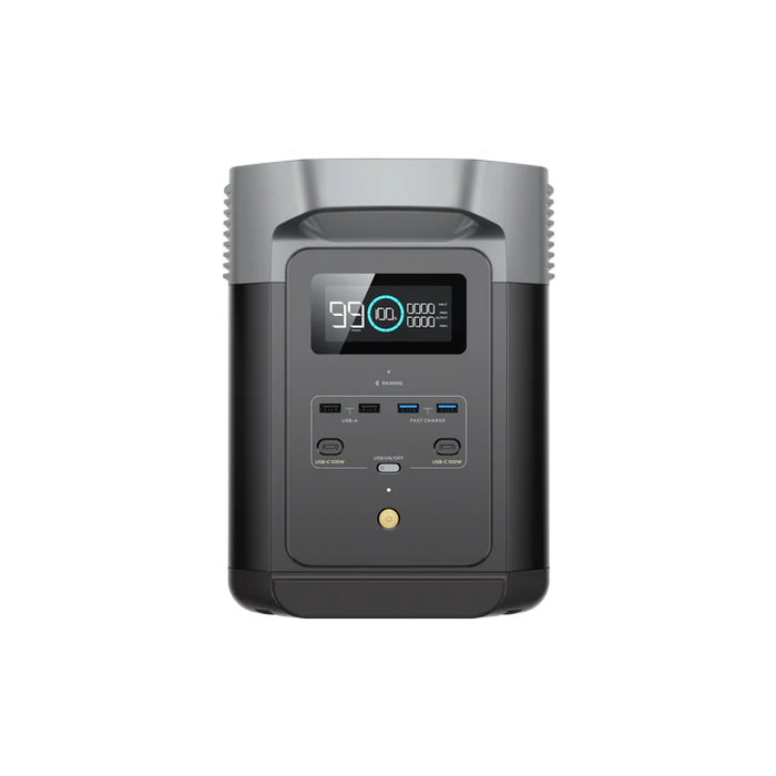 Portable power station with 1024Wh capacity, expandable battery, fast charging, and multiple output ports for outdoor adventures and home backup.