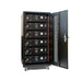 EG4 preassembled battery rack with 6 slots, enclosed design for secure storage and easy installation of batteries.