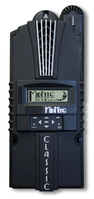 MidNite Classic 150 MPPT Charge Controller, advanced solar power management, efficient energy conversion, versatile, and reliable for off-grid systems.