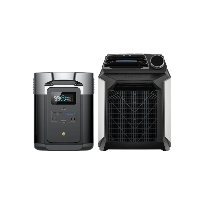 EcoFlow Wave Portable Air Conditioner + EcoFlow DELTA Max